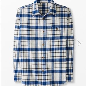 HANNA ANDERSSON mens flannel shirt
